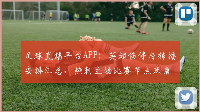 足球直播平台APP：英超伤停与转播安排汇总，热刺主场比赛节点及看点