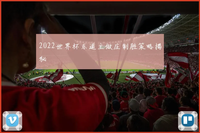 2022世界杯东道主做庄制胜策略揭秘